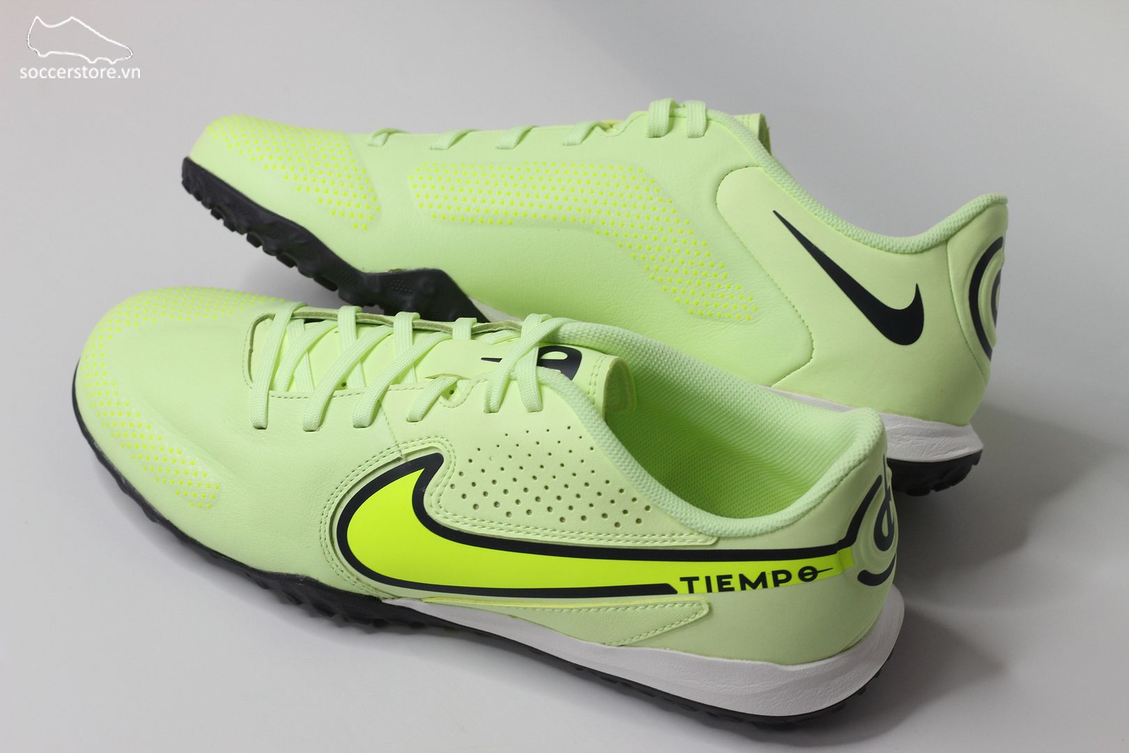 Giày Nike Tiempo Legend 9 Academy TF Luminous pack màu xanh mạ DA1191-705