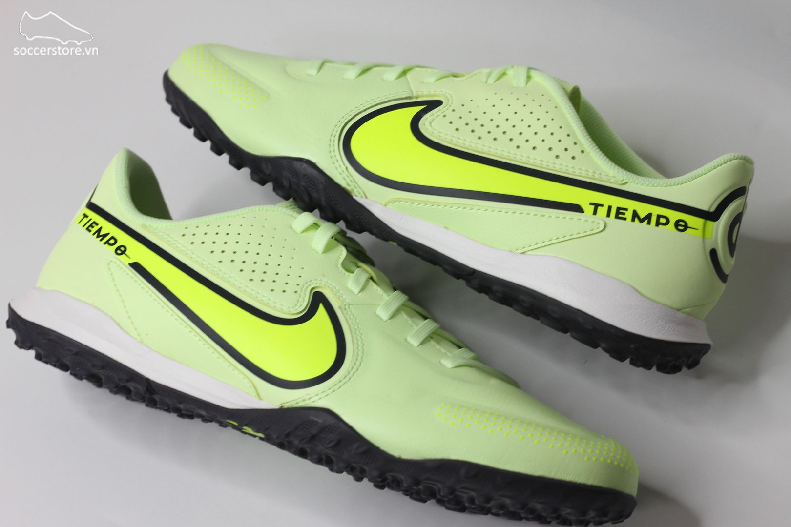 Giày Nike Tiempo Legend 9 Academy TF Luminous pack màu xanh mạ DA1191-705