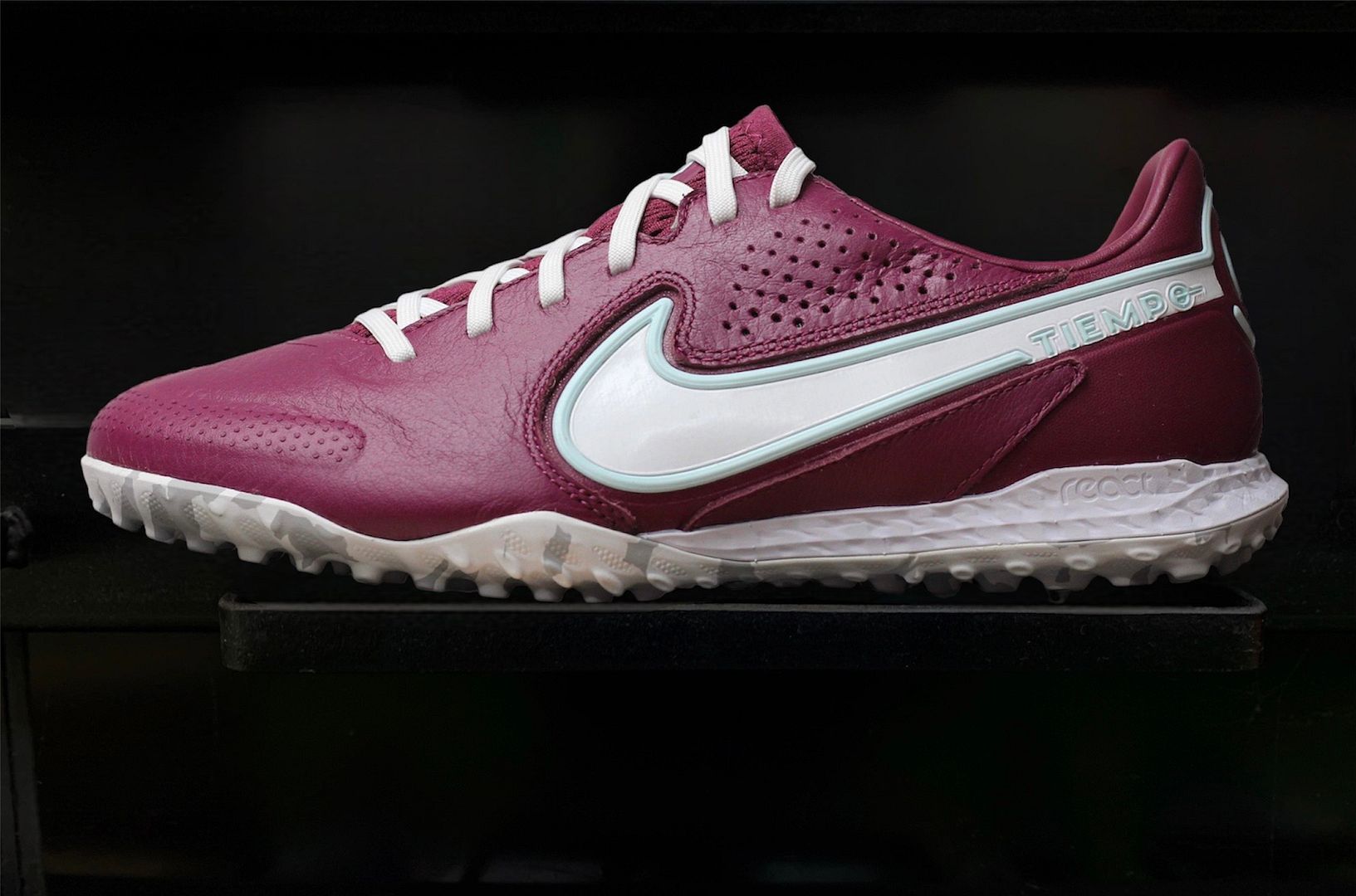 Nike Tiempo Legend 9 Pro TF React màu đỏ đô DA1192-614