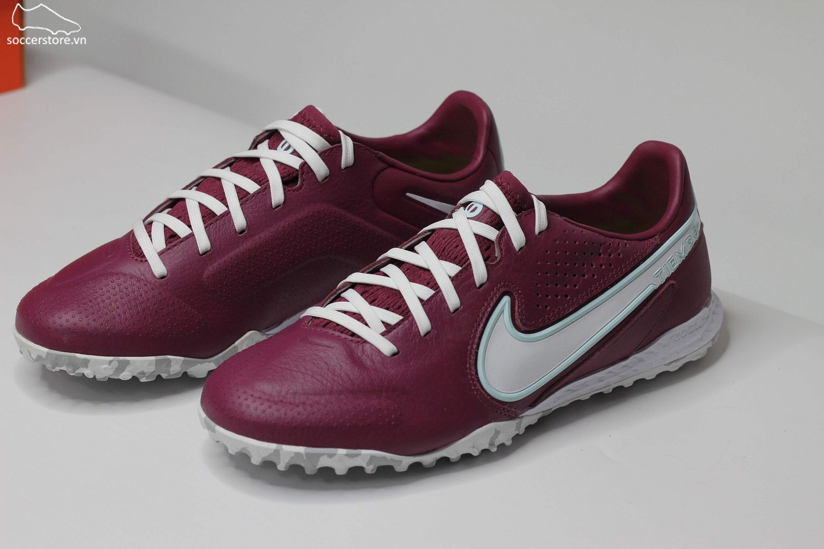 Nike Tiempo Legend 9 Pro TF React màu đỏ đô DA1192-614