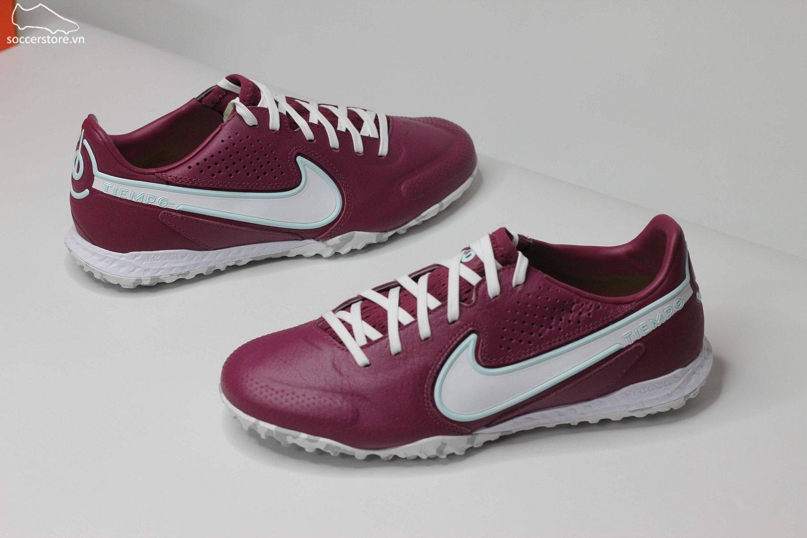 Nike Tiempo Legend 9 Pro TF React màu đỏ đô DA1192-614