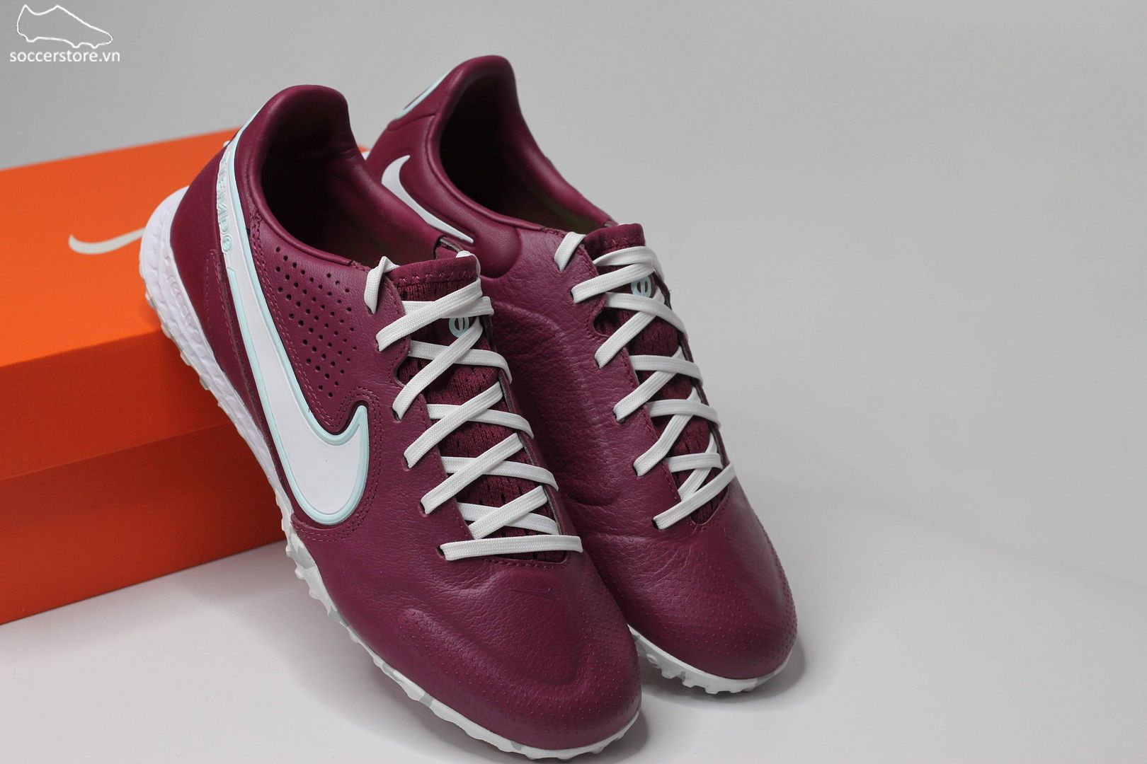 Nike Tiempo Legend 9 Pro TF React màu đỏ đô DA1192-614