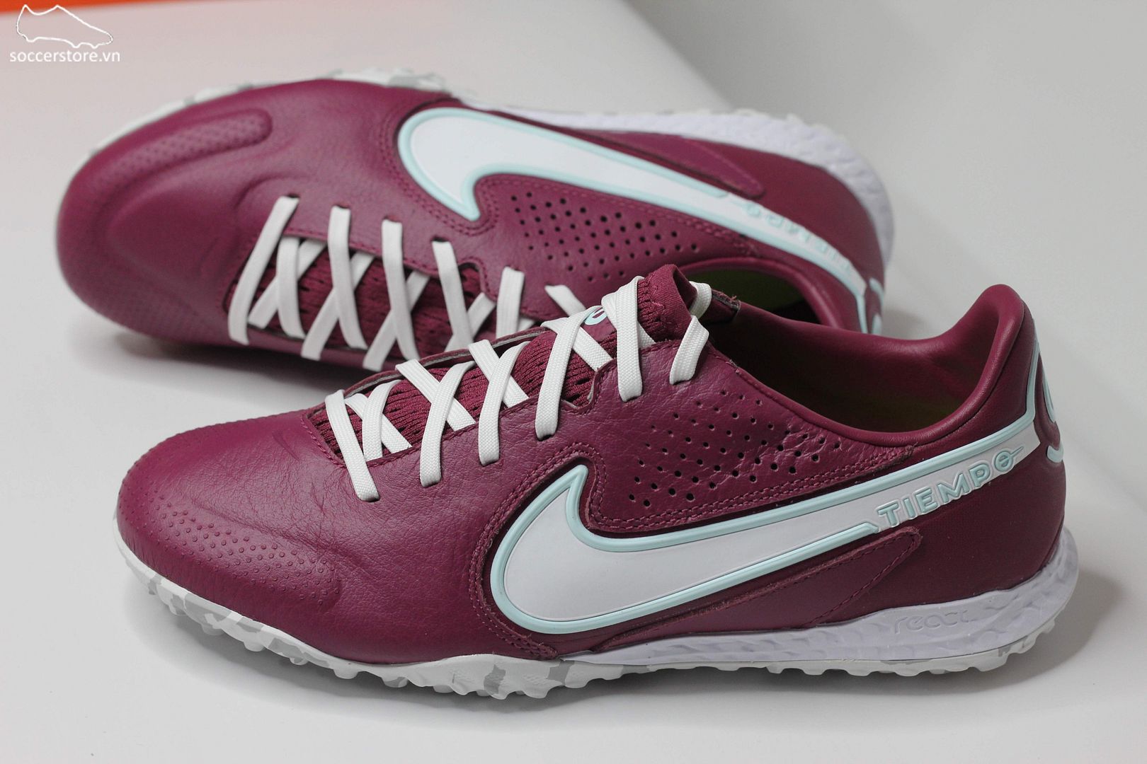 Nike Tiempo Legend 9 Pro TF React màu đỏ đô DA1192-614