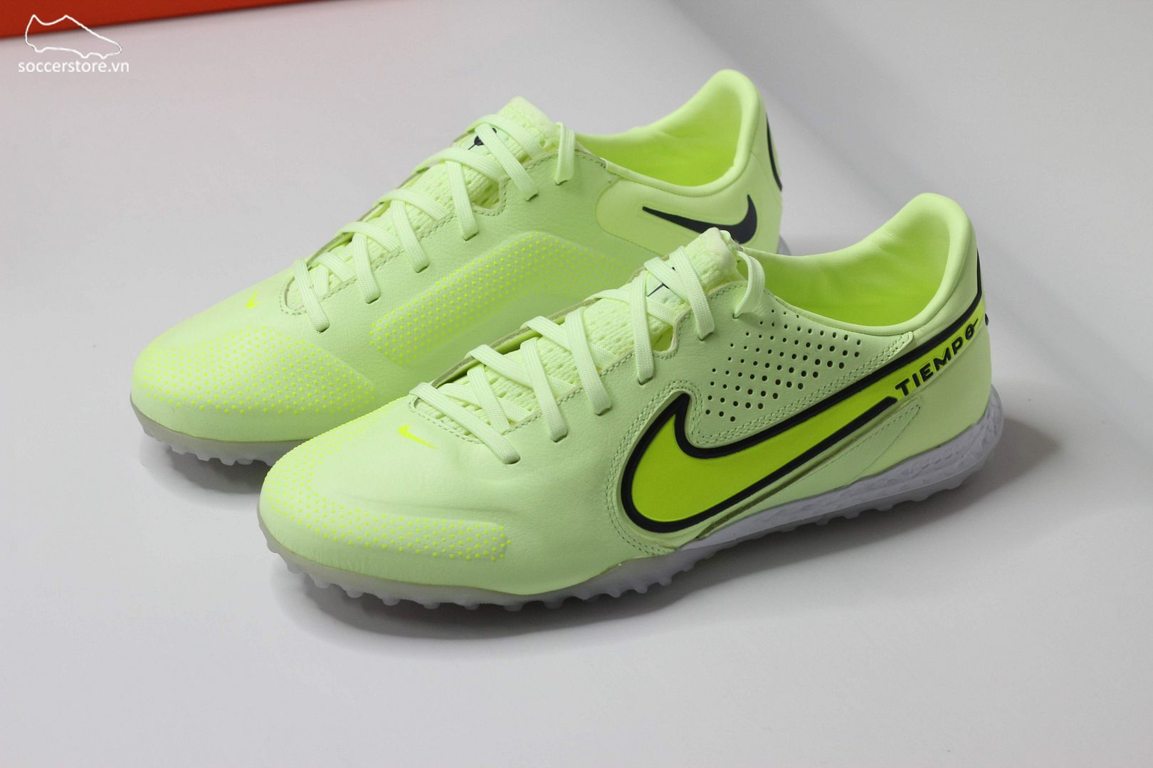 Nike Tiempo Legend 9 Pro TF React - Luminous pack màu xanh lá mạ DA1192-705