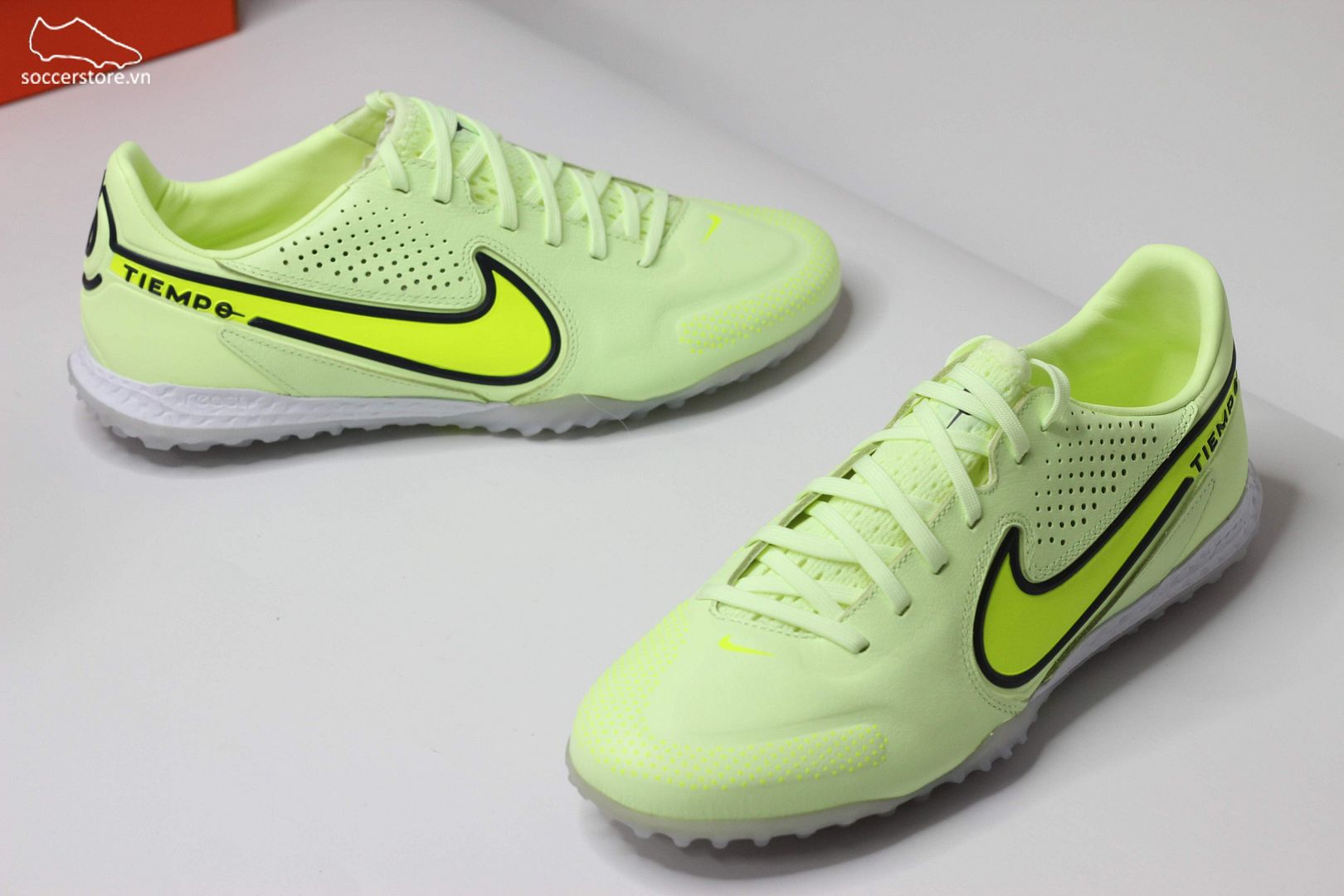 Nike Tiempo Legend 9 Pro TF React - Luminous pack màu xanh lá mạ DA1192-705