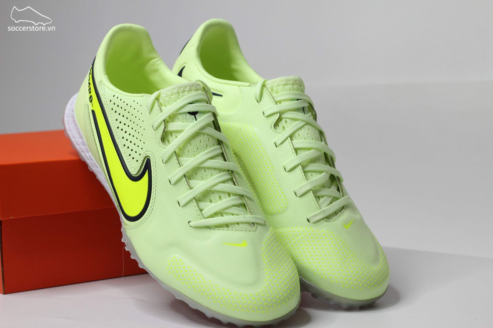 Nike Tiempo Legend 9 Pro TF React - Luminous pack màu xanh lá mạ DA1192-705