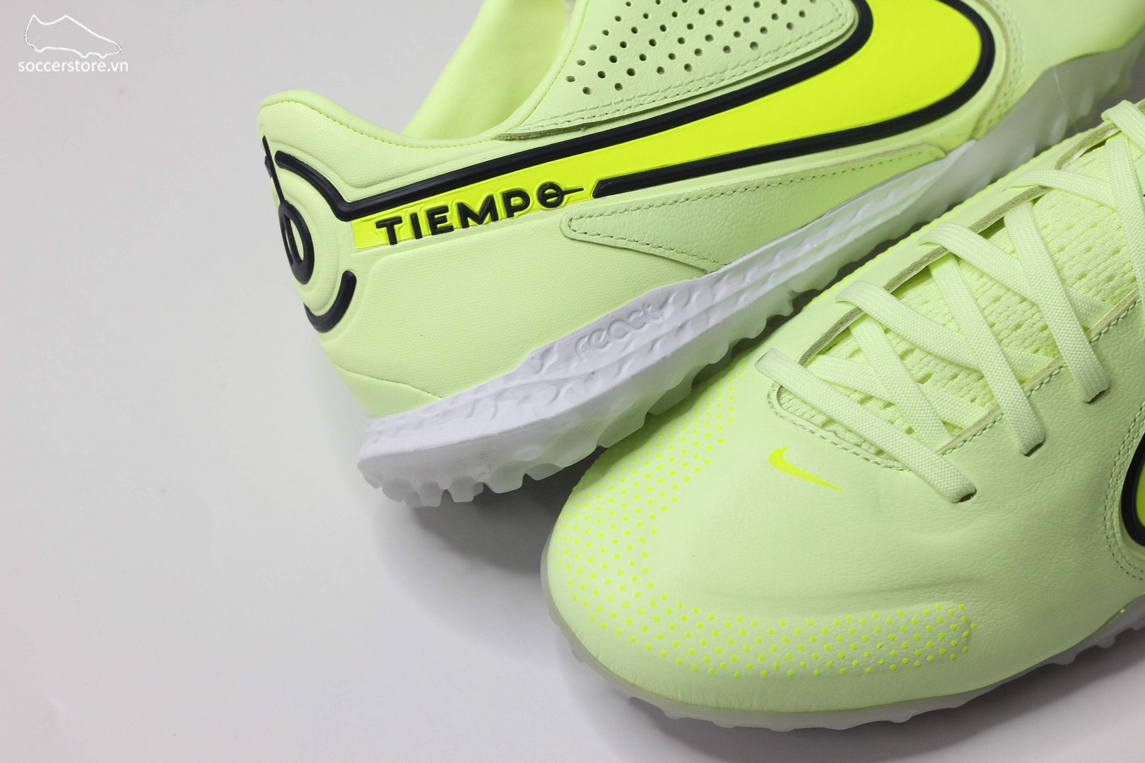 Nike Tiempo Legend 9 Pro TF React - Luminous pack màu xanh lá mạ DA1192-705
