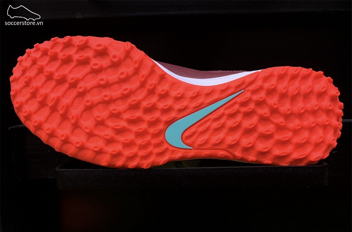 Nike Tiempo Legend 9 Academy TF Kids màu đỏ mận DA1328-616