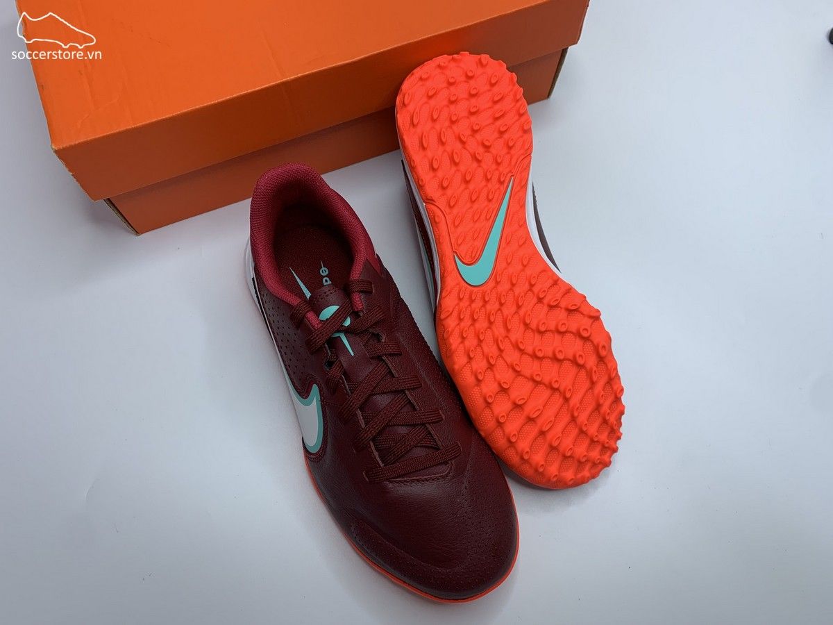 Nike Tiempo Legend 9 Academy TF Kids màu đỏ mận DA1328-616