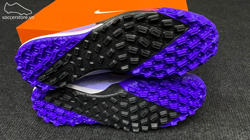 Nike Mercurial Superfly 8 Academy TF Mbappe Flames- Light Thistle/ Metallic Silver DB2868-506