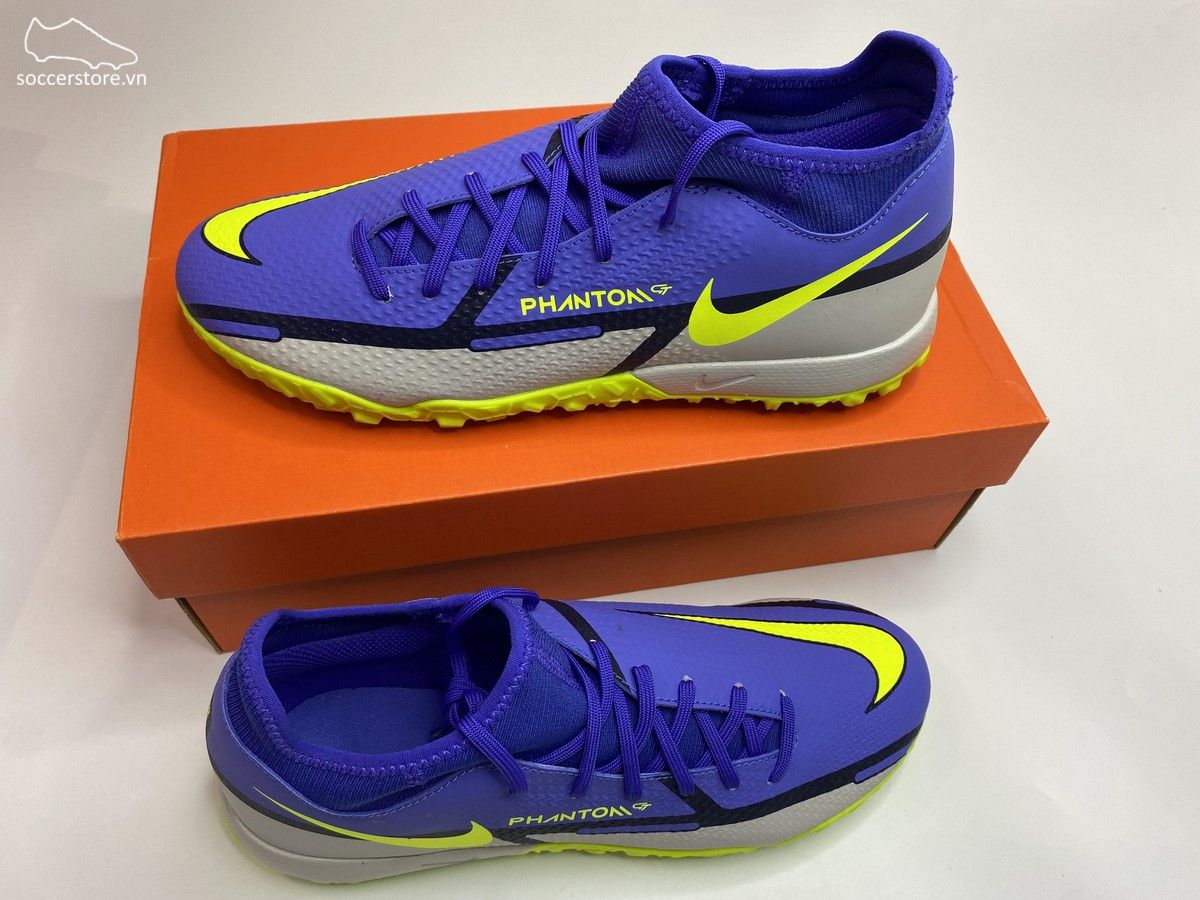 Nike Phantom GT2 Academy DF TF màu xanh tím - DC0802-570