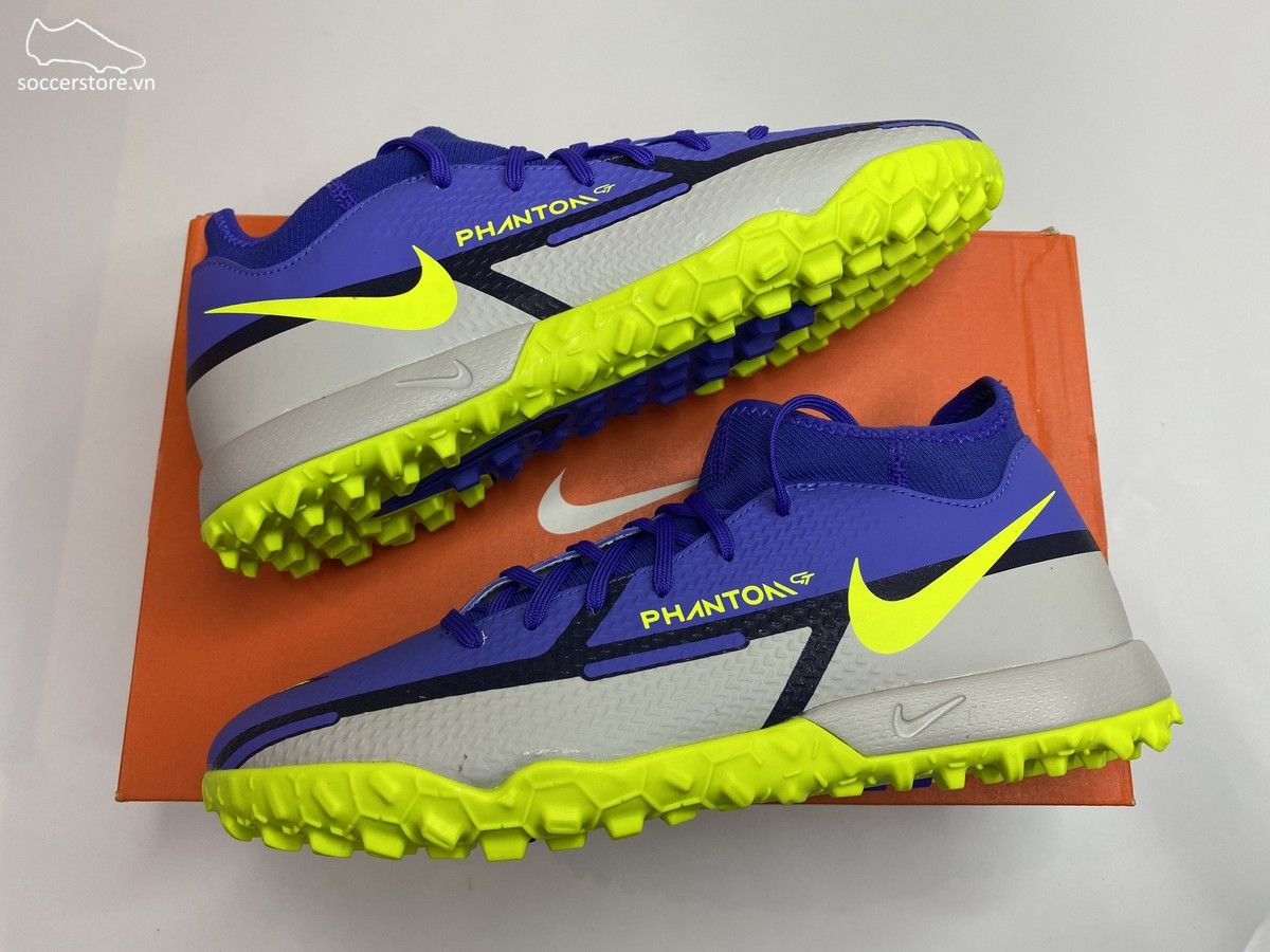 Nike Phantom GT2 Academy DF TF màu xanh tím - DC0802-570