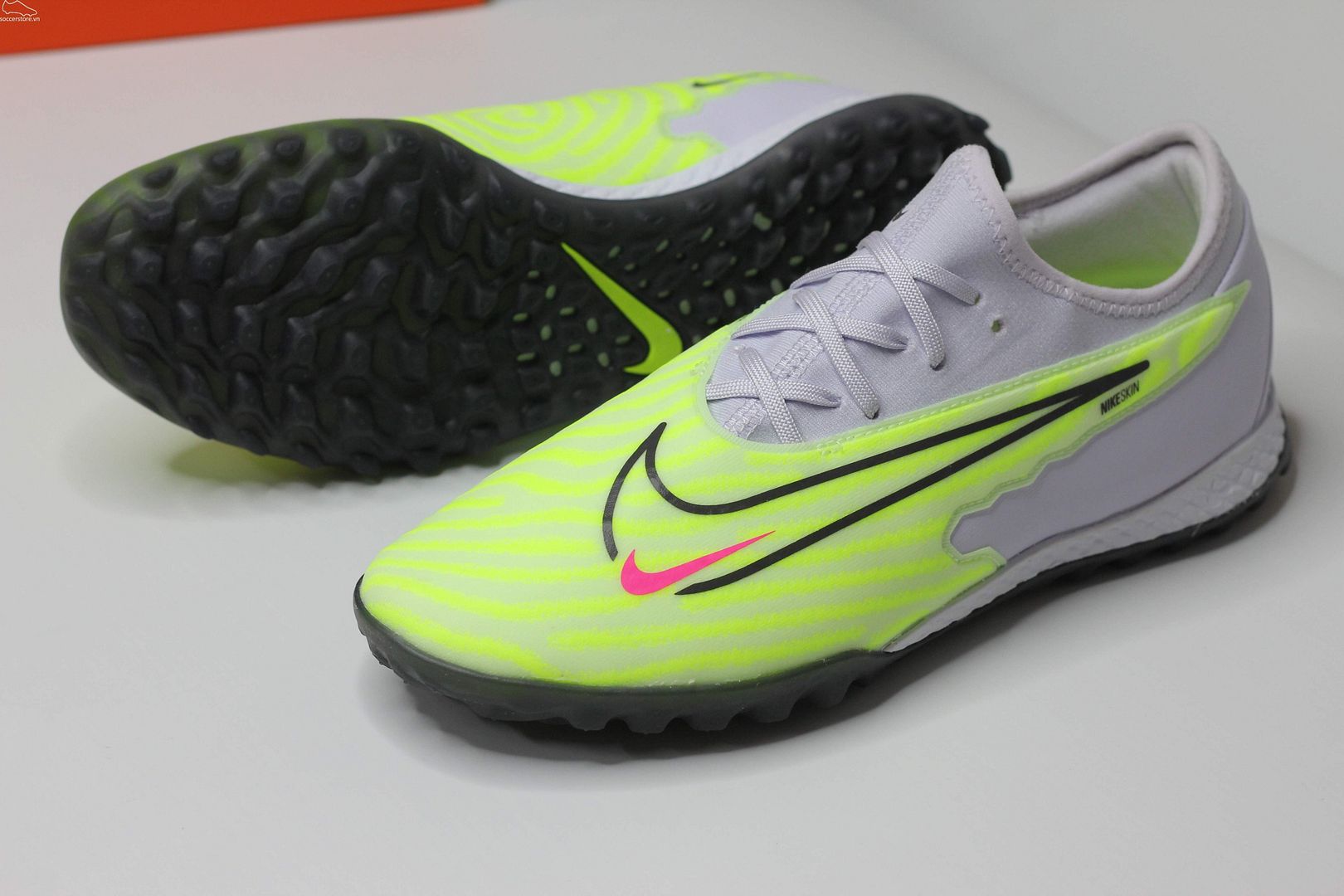 Nike Phantom GX Pro TF React màu xanh chuối - Luminous pack DD9466-705