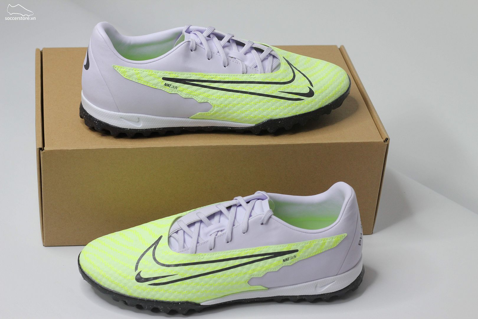 Nike Phantom GX Academy TF Luminous pack màu xanh lá mạ DD9477-705