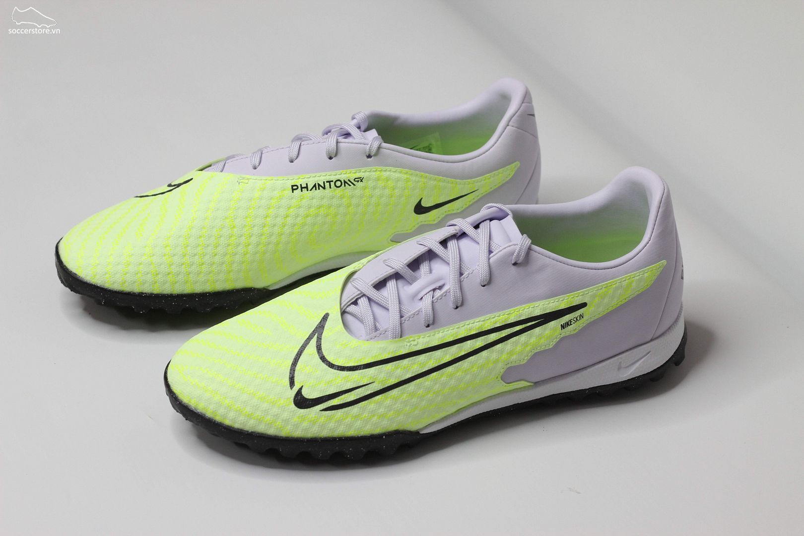 Nike Phantom GX Academy TF Luminous pack màu xanh lá mạ DD9477-705