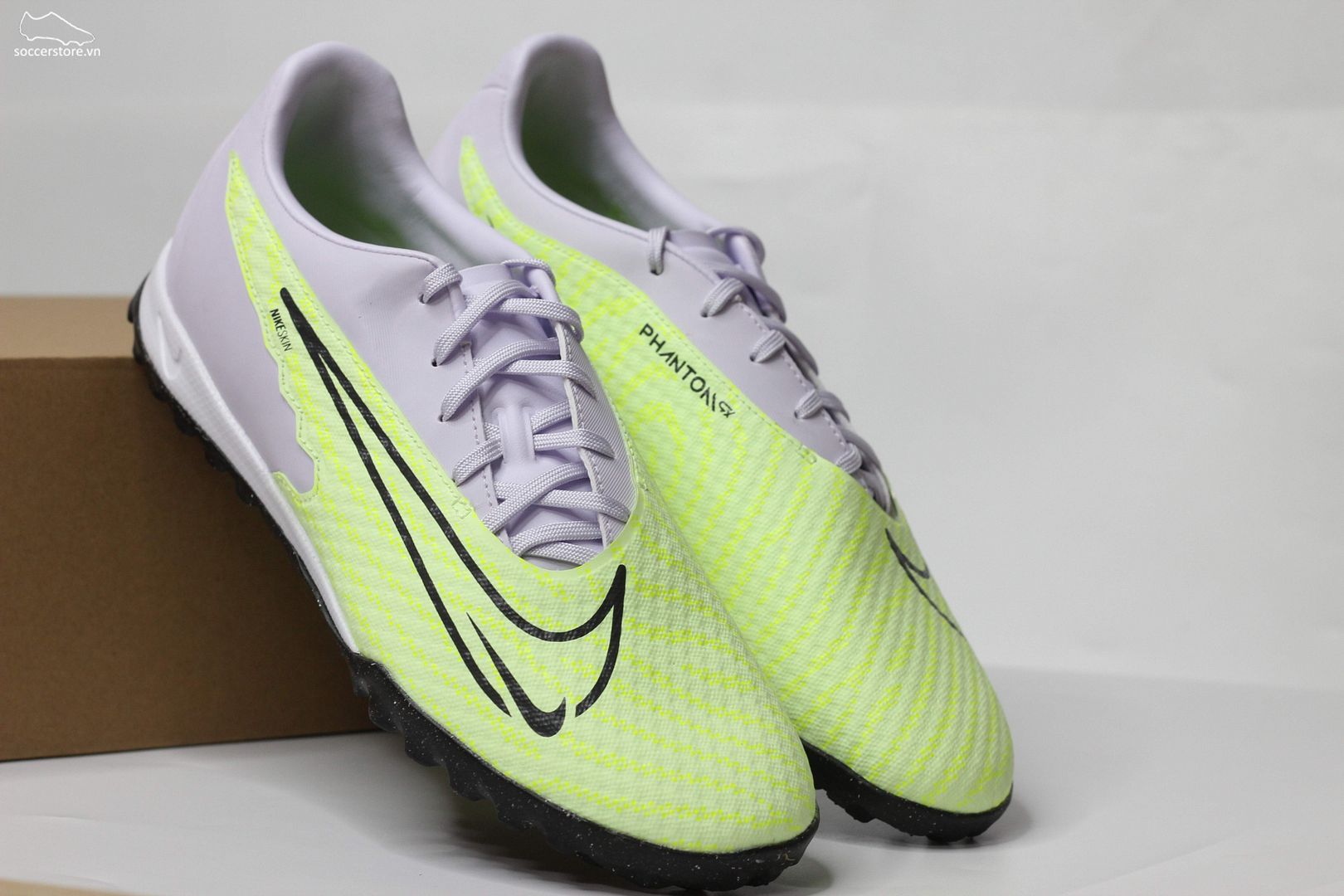 Nike Phantom GX Academy TF Luminous pack màu xanh lá mạ DD9477-705