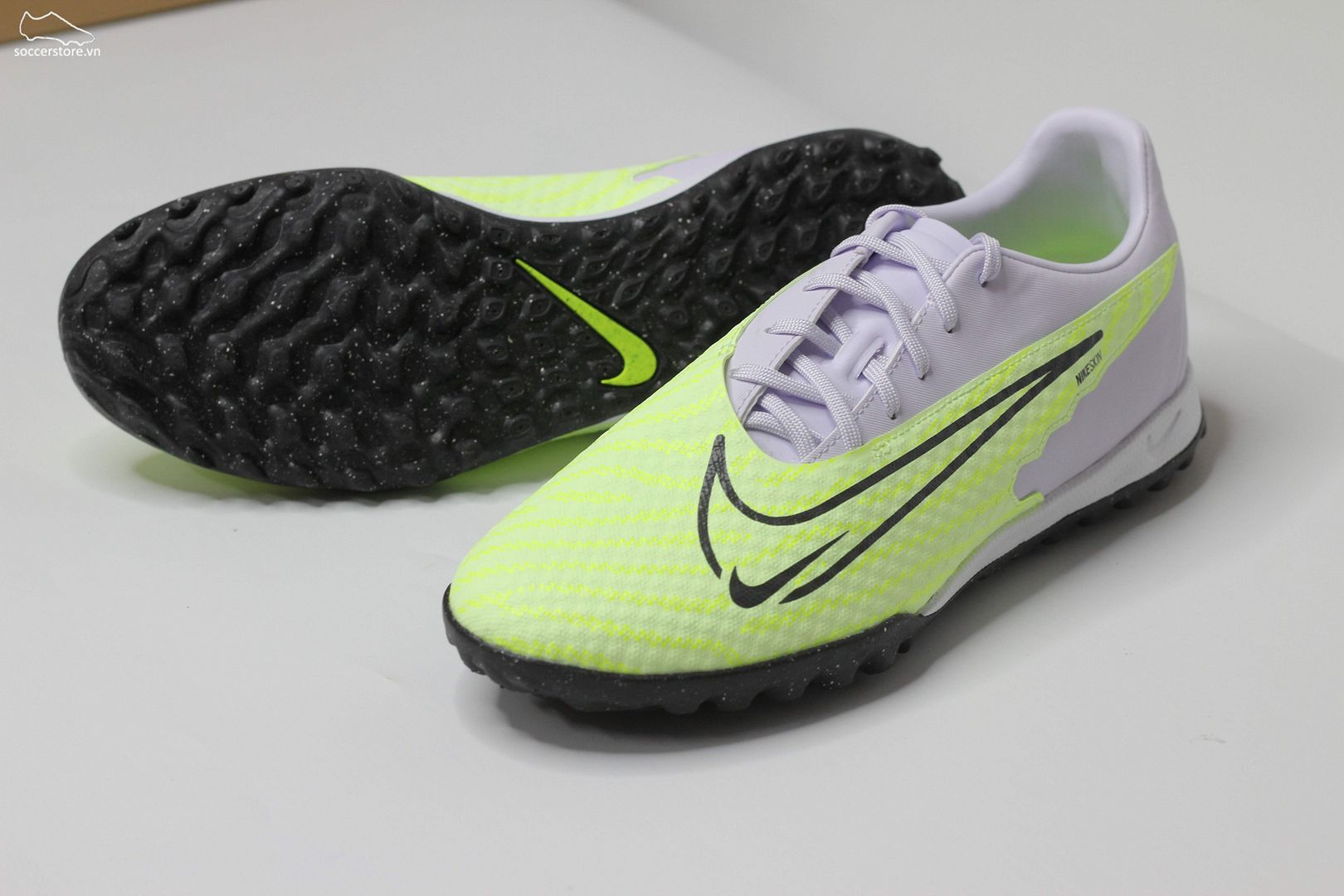 Nike Phantom GX Academy TF Luminous pack màu xanh lá mạ DD9477-705