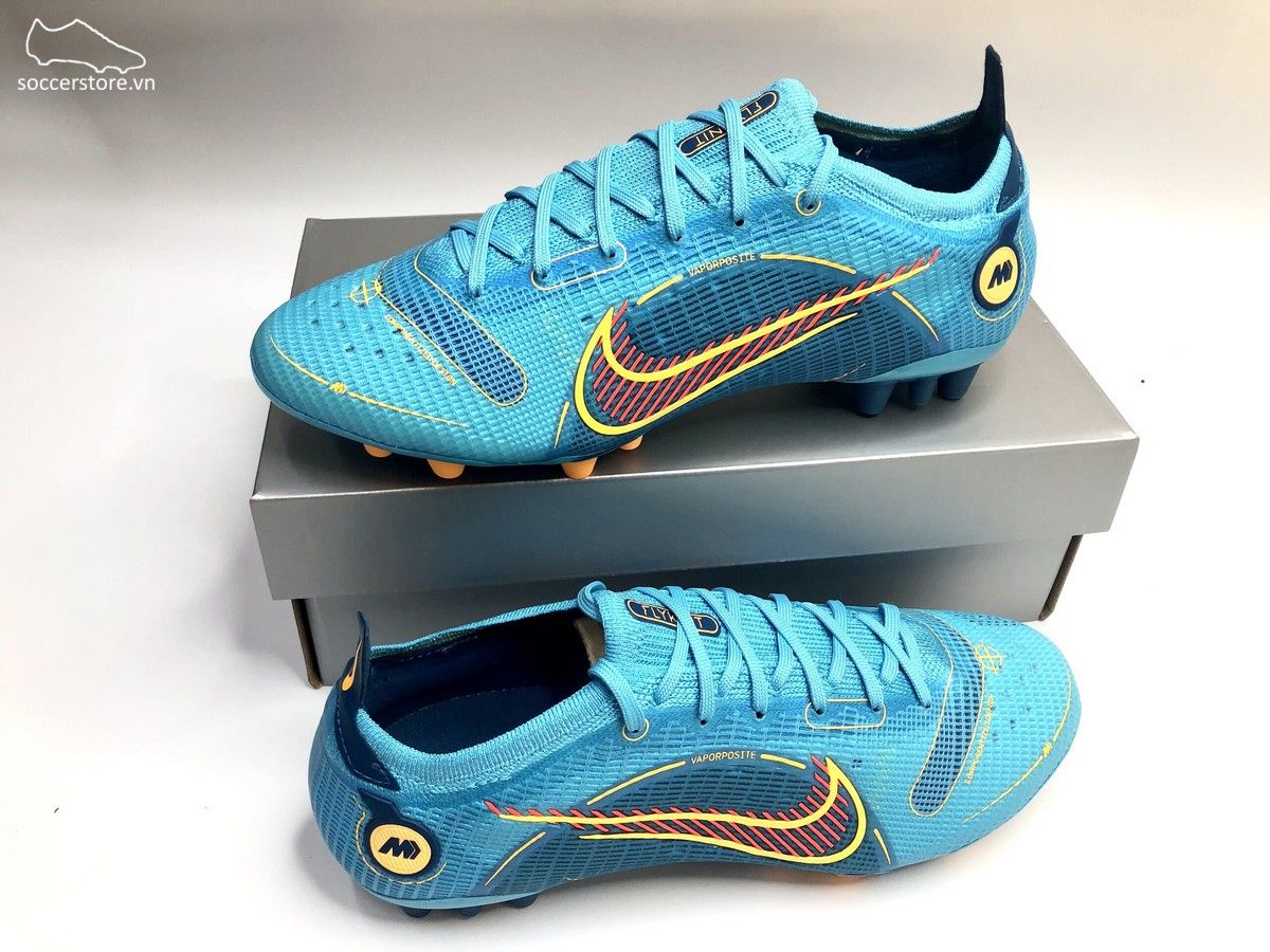 Nike Mercurial Vapor 14 Elite AG màu xanh dương DJ2833-484