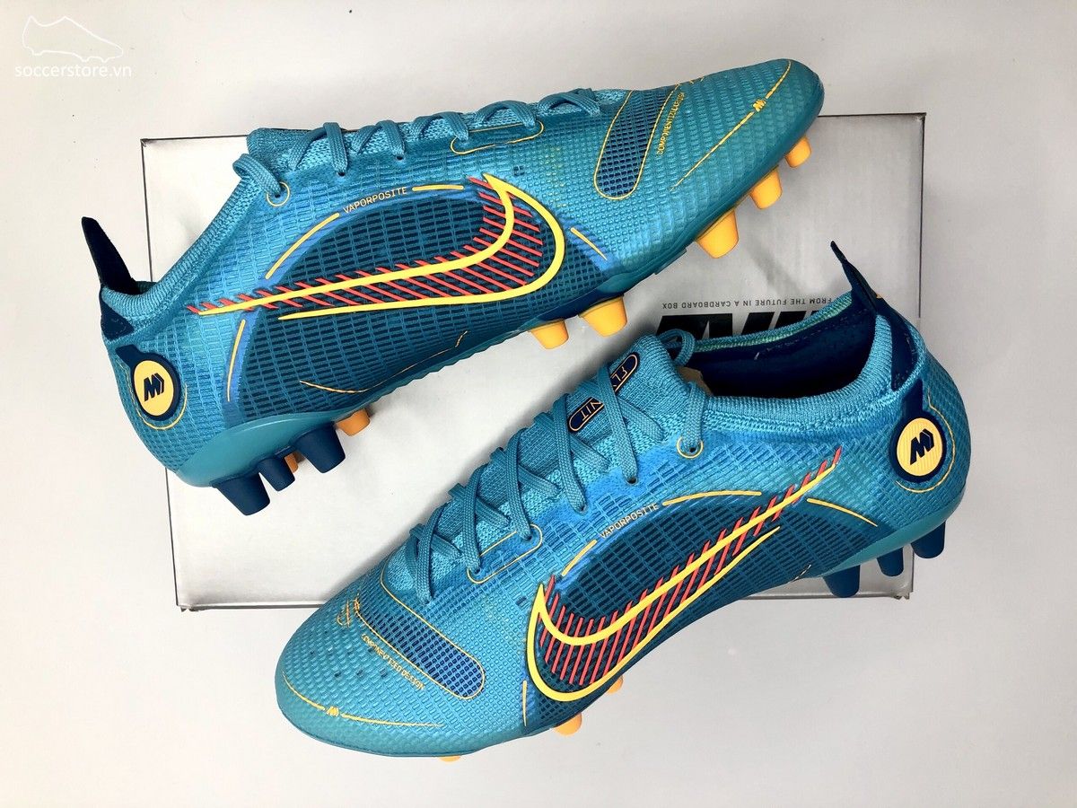 Nike Mercurial Vapor 14 Elite AG màu xanh dương DJ2833-484