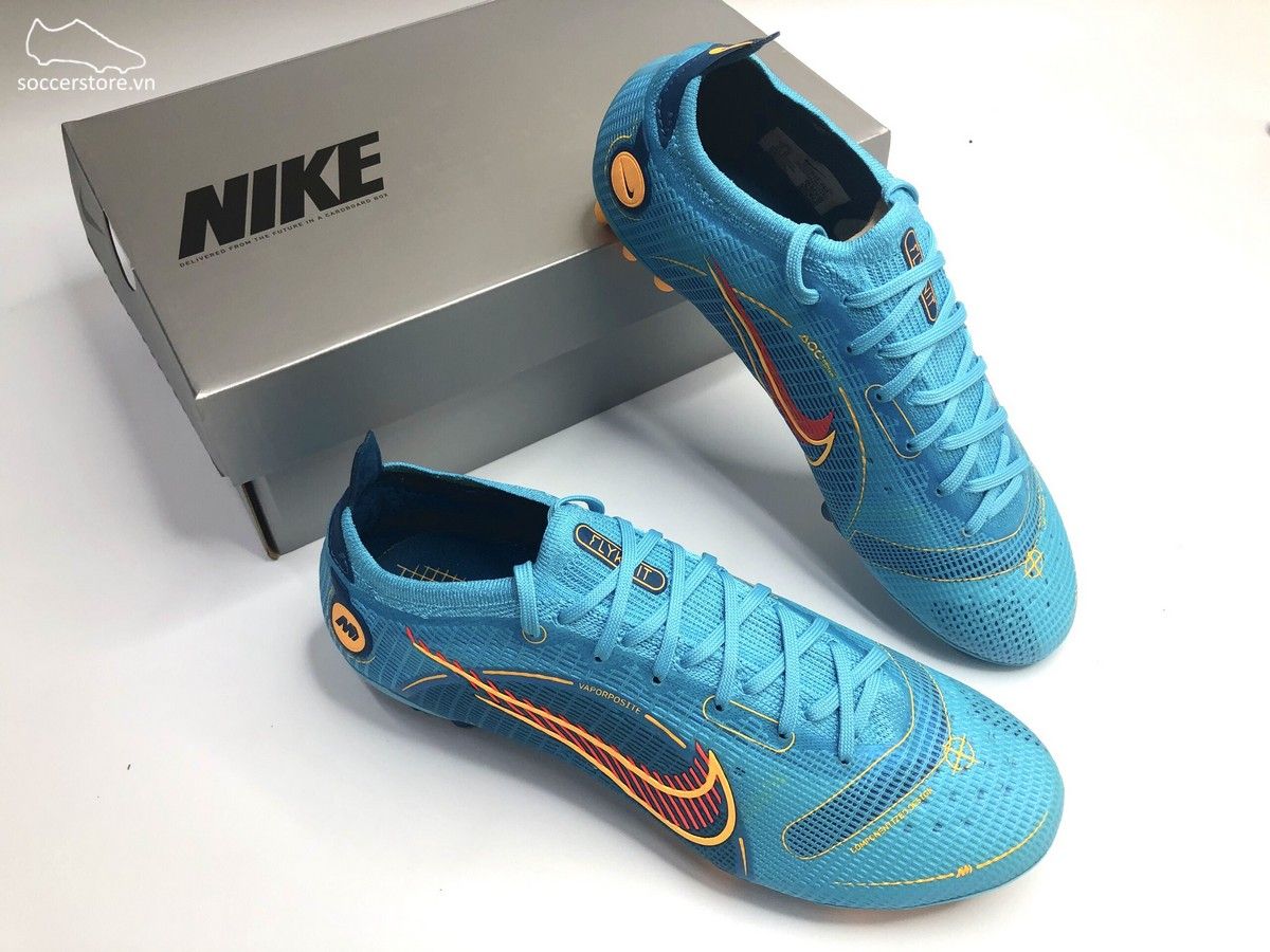 Nike Mercurial Vapor 14 Elite AG màu xanh dương DJ2833-484