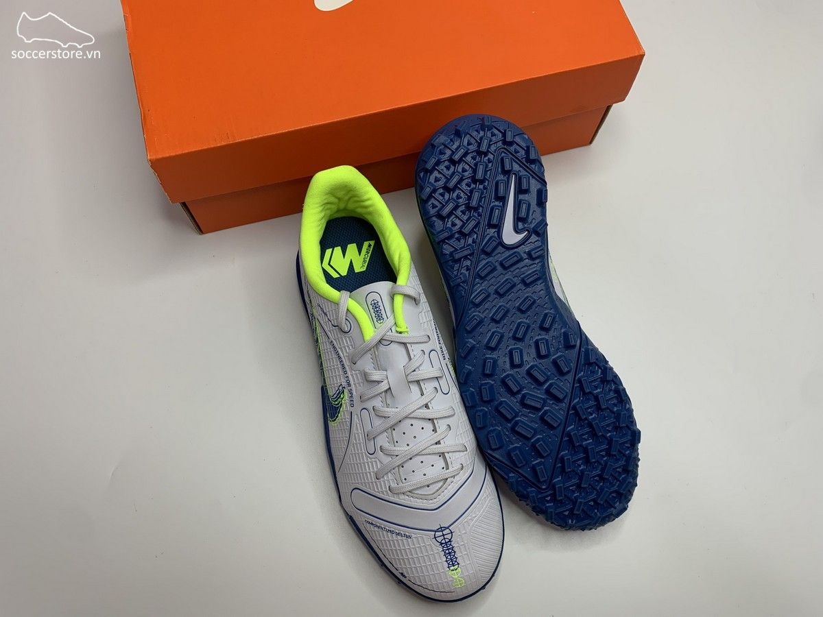 Nike Mercurial Vapor 14 Academy TF Kids Progress pack màu xám trắng DJ2863-054