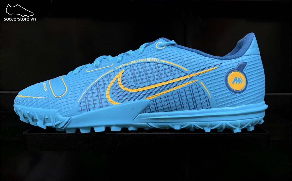 Nike Mercurial Vapor 14 Academy TF kids màu xanh dương DJ2863-484