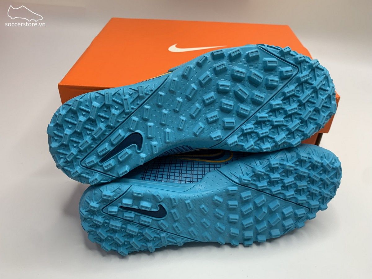 Nike Mercurial Vapor 14 Academy TF kids màu xanh dương DJ2863-484