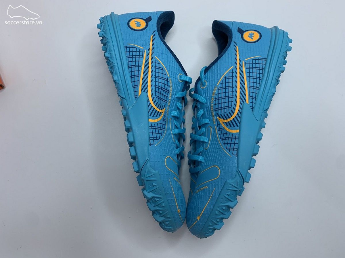 Nike Mercurial Vapor 14 Academy TF kids màu xanh dương DJ2863-484