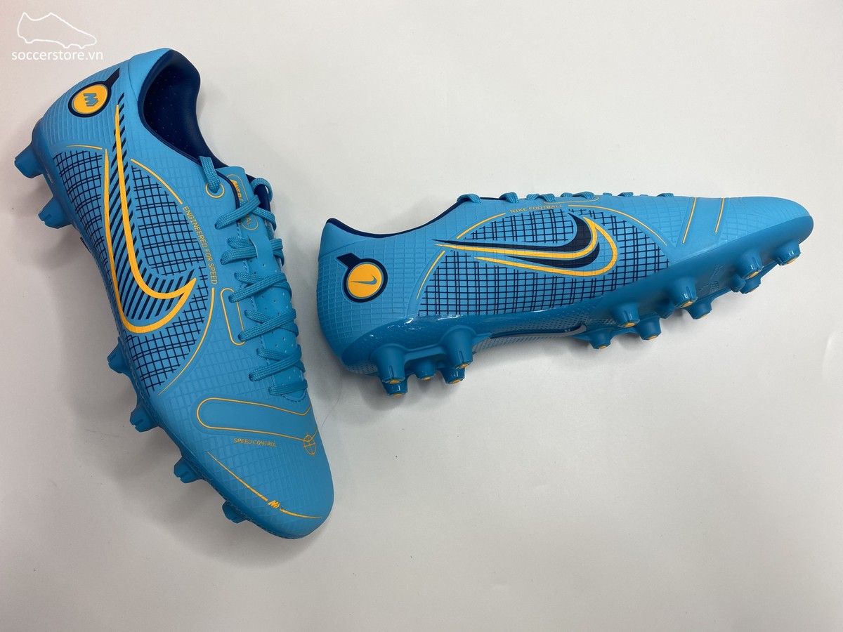 Nike Mercurial Vapor 14 Academy HG Blue Print pack màu xanh dương - DJ2871-484