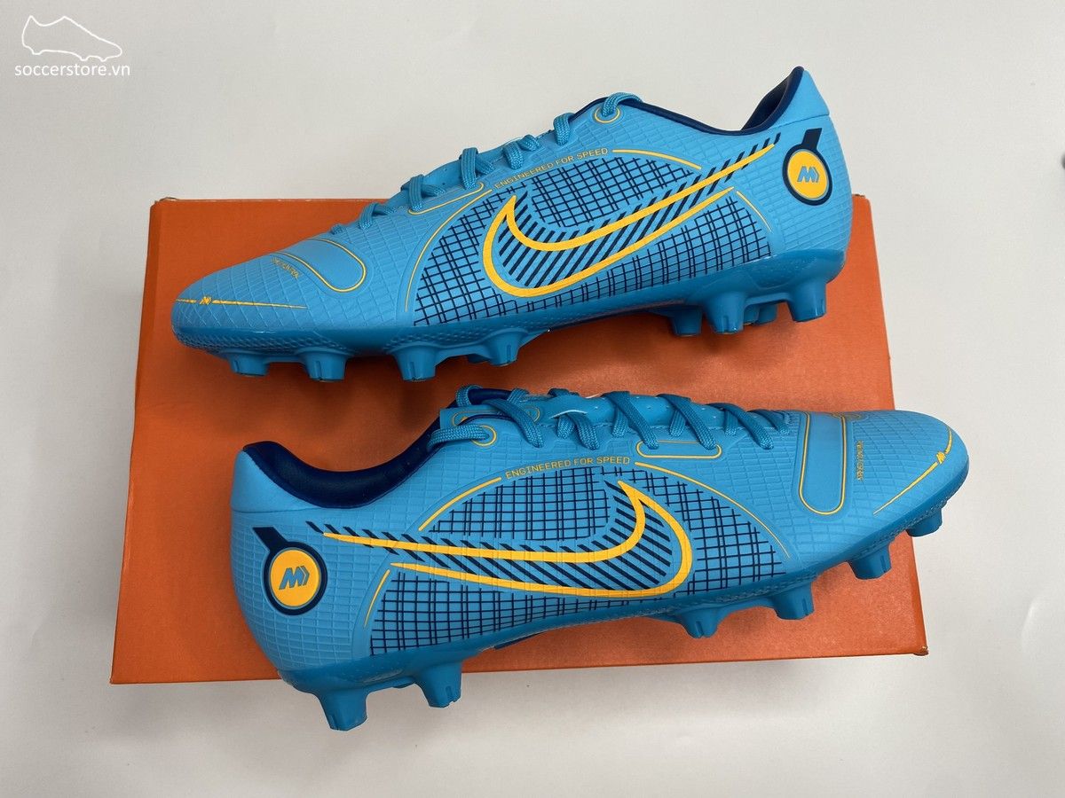 Nike Mercurial Vapor 14 Academy HG Blue Print pack màu xanh dương - DJ2871-484