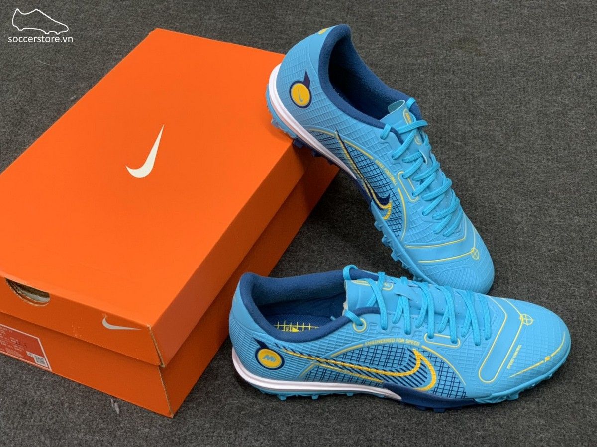 Nike Mercurial Vapor 14 Academy TF Blue Print pack - DJ2879-484