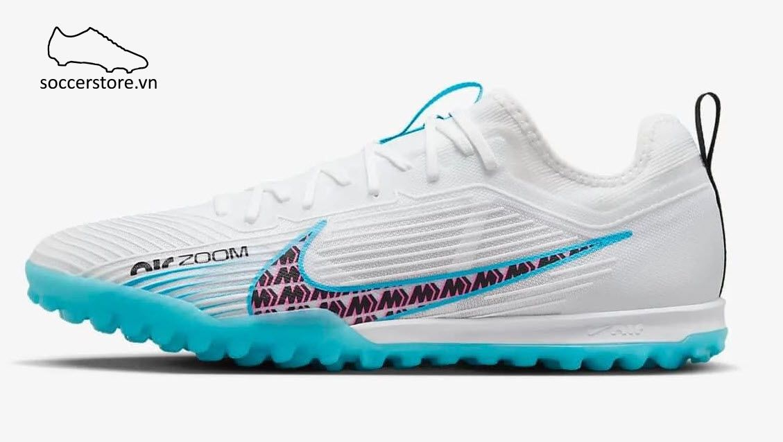 Nike Mercurial Vapor 15 Pro TF Air Zoom màu trắng xanh - Nike Blast pack - DJ5605-146