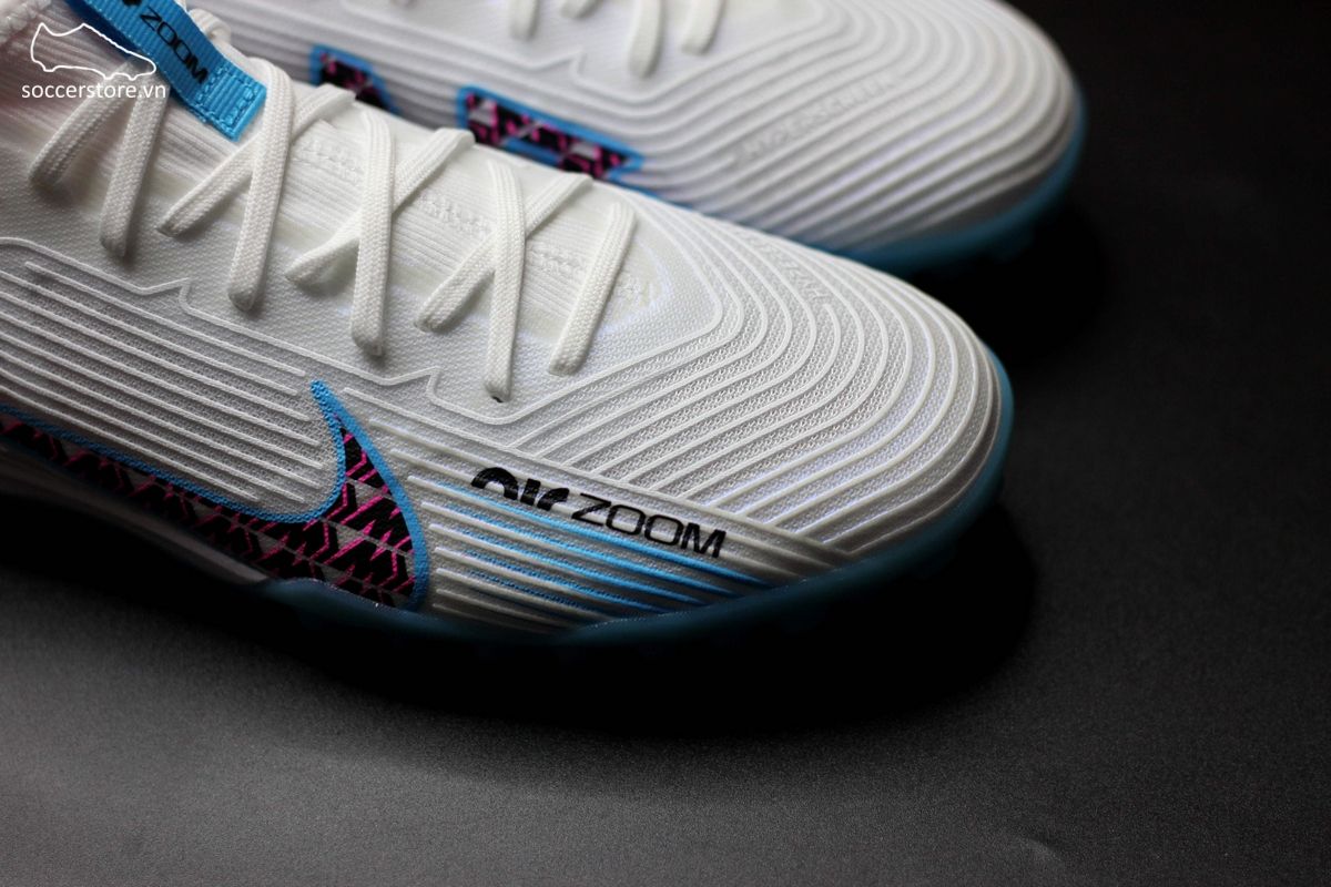 Nike Mercurial Vapor 15 Pro TF Air Zoom màu trắng xanh - Nike Blast Pack - DJ5605-146