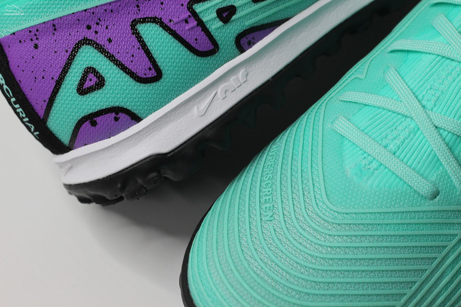 Nike Mercurial Vapor 15 Pro TF Air Zoom màu xanh Hyper Turquoise - Peak Ready pack DJ5605-300