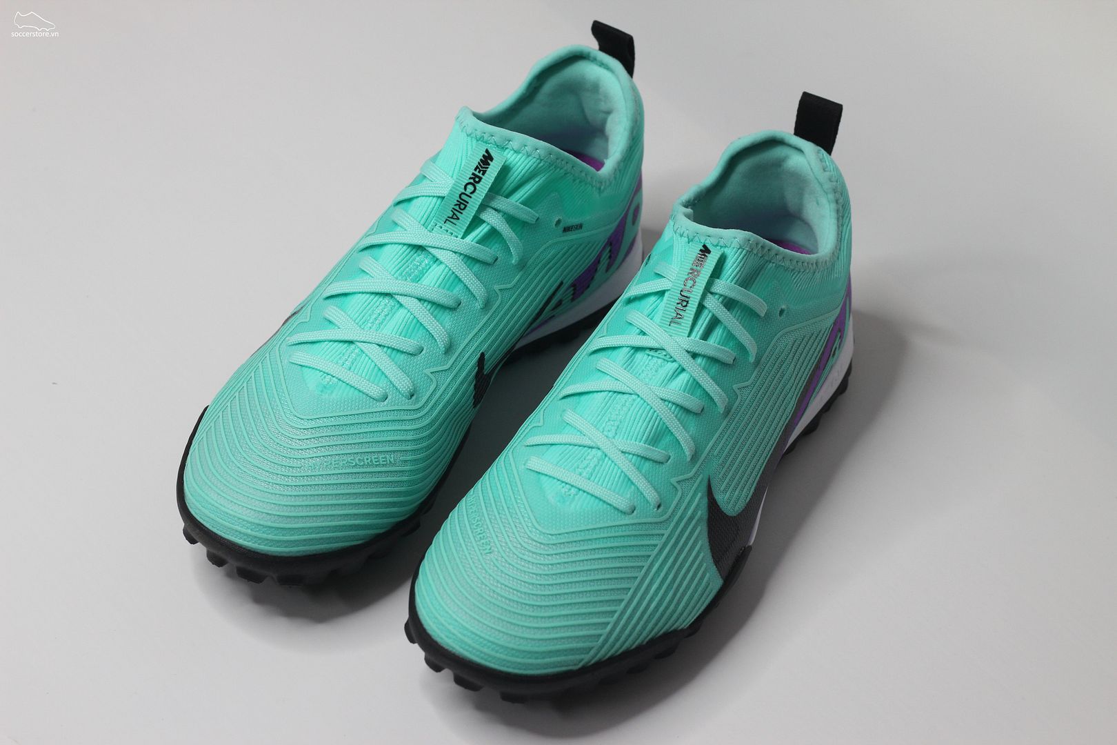 Nike Mercurial Vapor 15 Pro TF Air Zoom màu xanh Hyper Turquoise - Peak Ready pack DJ5605-300