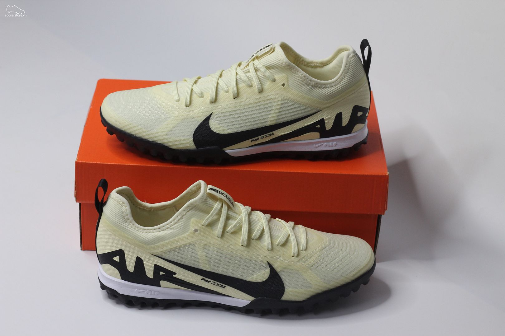 Nike Mercurial Vapor 15 Pro TF Air Zoom DJ5605-700 Lemonade màu nước cốt chanh