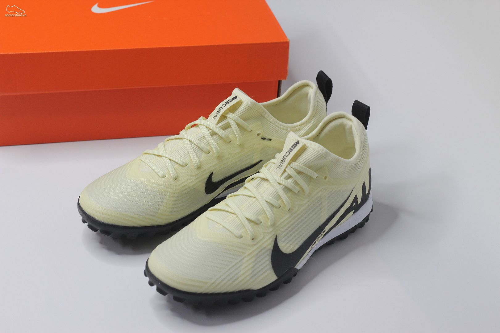 Nike Mercurial Vapor 15 Pro TF Air Zoom DJ5605-700 Lemonade màu nước cốt chanh