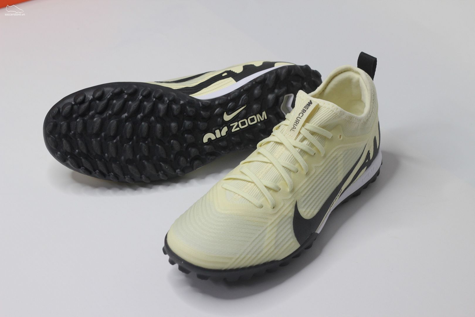 Nike Mercurial Vapor 15 Pro TF Air Zoom DJ5605-700 Lemonade màu nước cốt chanh