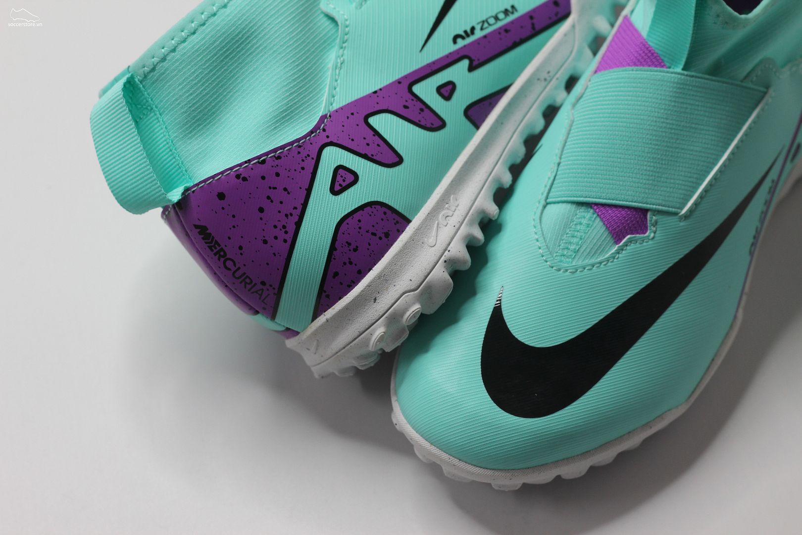 Nike Mercurial Superfly 9 TF Jr Air Zoom- Peak Ready pack màu Xanh bạc hà Kids DJ5616-300