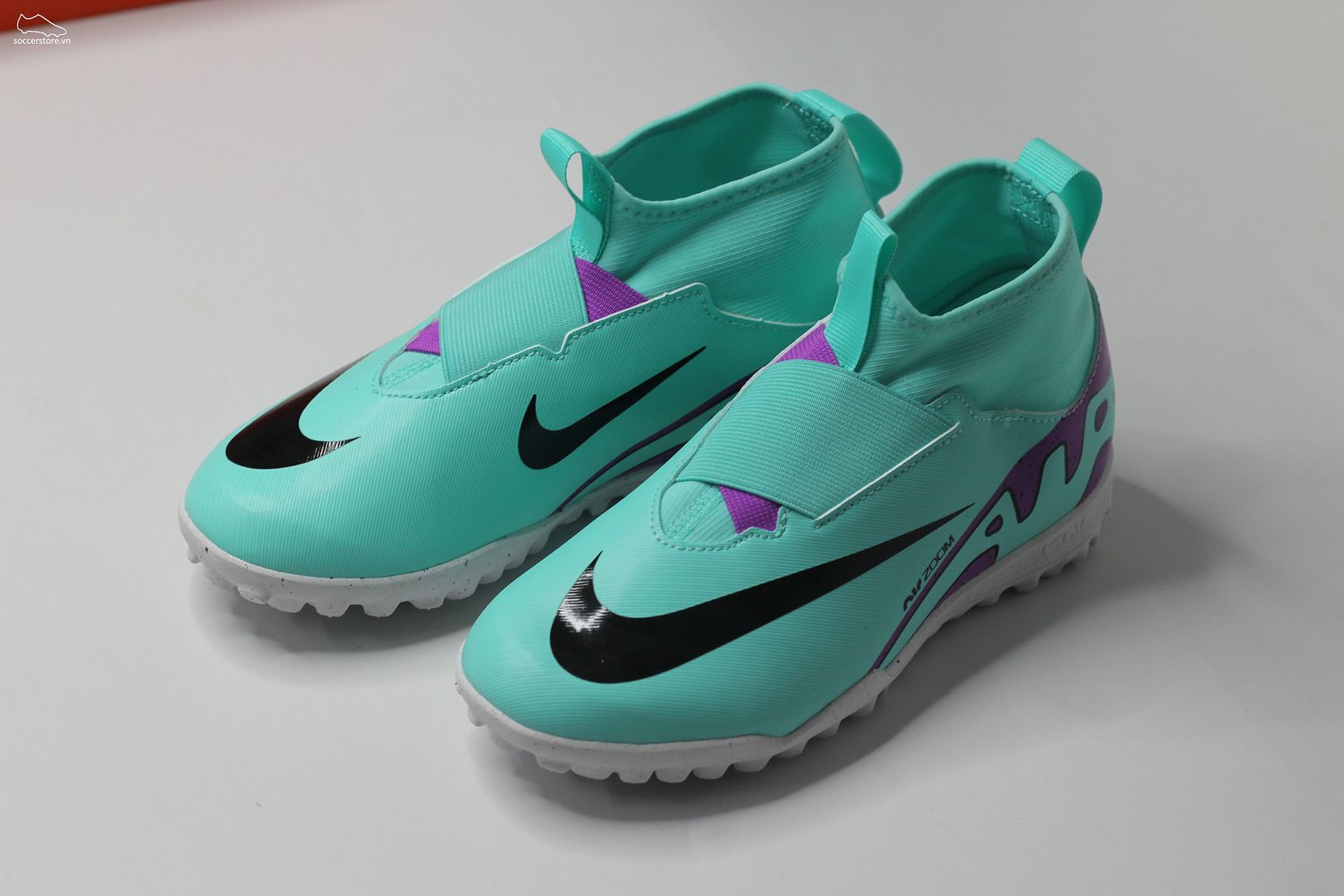Nike Mercurial Superfly 9 TF Jr Air Zoom- Peak Ready pack màu Xanh bạc hà Kids DJ5616-300