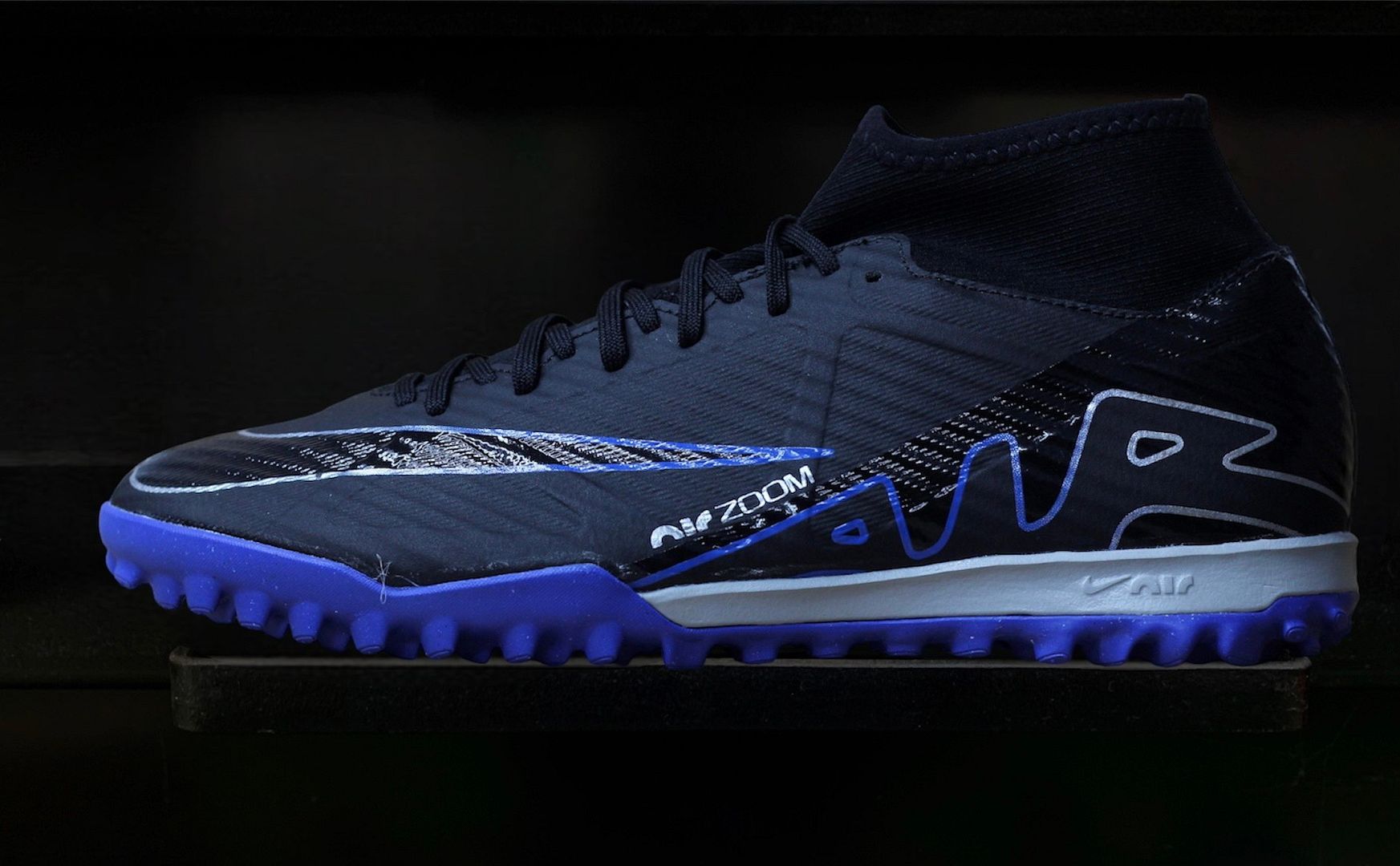 Nike Mercurial Superfly 9 Academy TF Zoom màu đen xanh DJ5629-040
