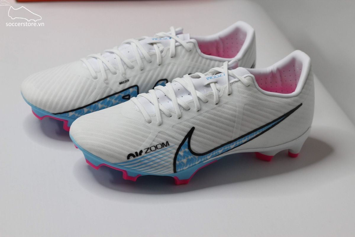 Nike Mercurial Vapor 15 Academy MG Air Zoom màu trắng xanh DJ5631-146