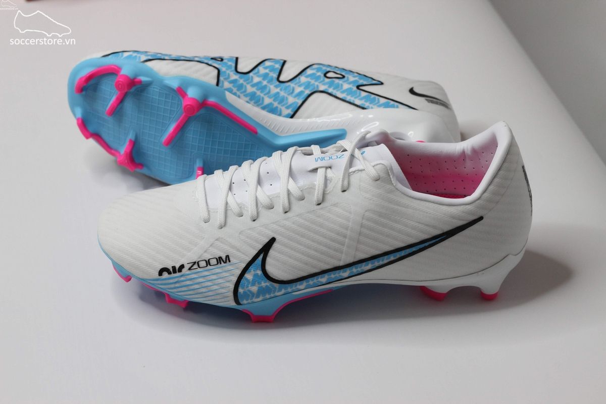 Nike Mercurial Vapor 15 Academy MG Air Zoom màu trắng xanh DJ5631-146