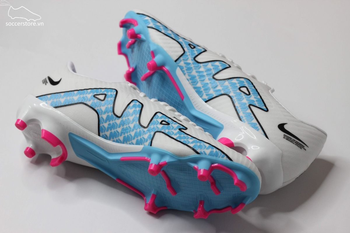 Nike Mercurial Vapor 15 Academy MG Air Zoom màu trắng xanh DJ5631-146