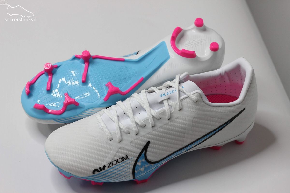 Nike Mercurial Vapor 15 Academy MG Air Zoom màu trắng xanh DJ5631-146