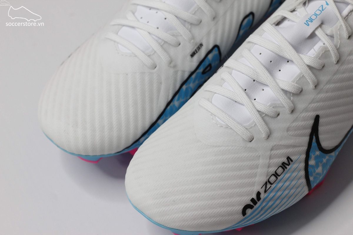 Nike Mercurial Vapor 15 Academy MG Air Zoom màu trắng xanh DJ5631-146