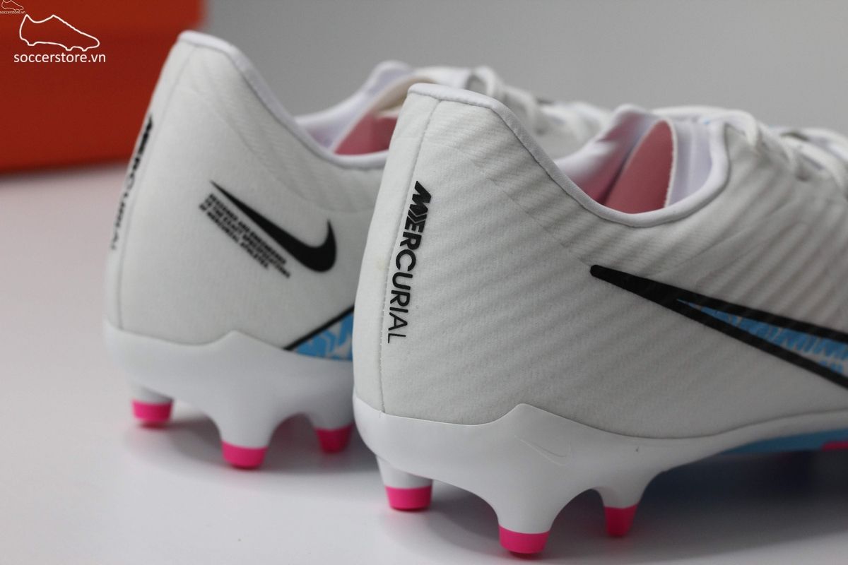 Nike Mercurial Vapor 15 Academy MG Air Zoom màu trắng xanh DJ5631-146