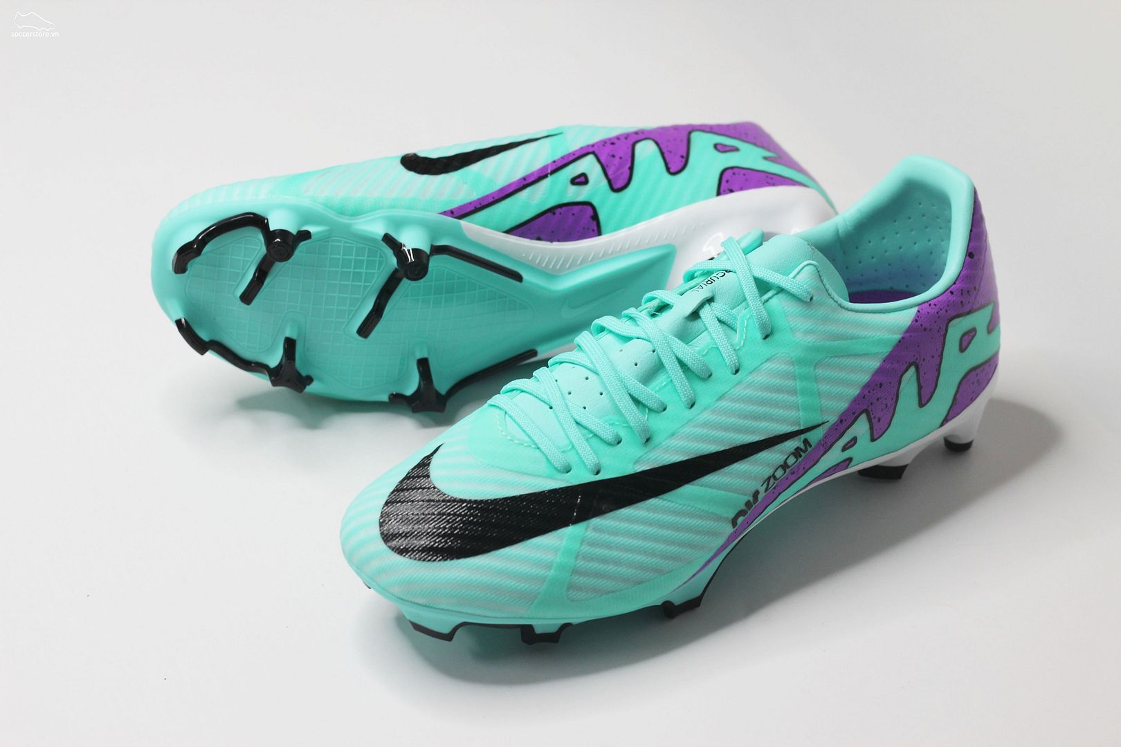 Nike Mercurial Vapor 15 Academy MG màu xanh mint– Peak Ready pack DJ5631-300