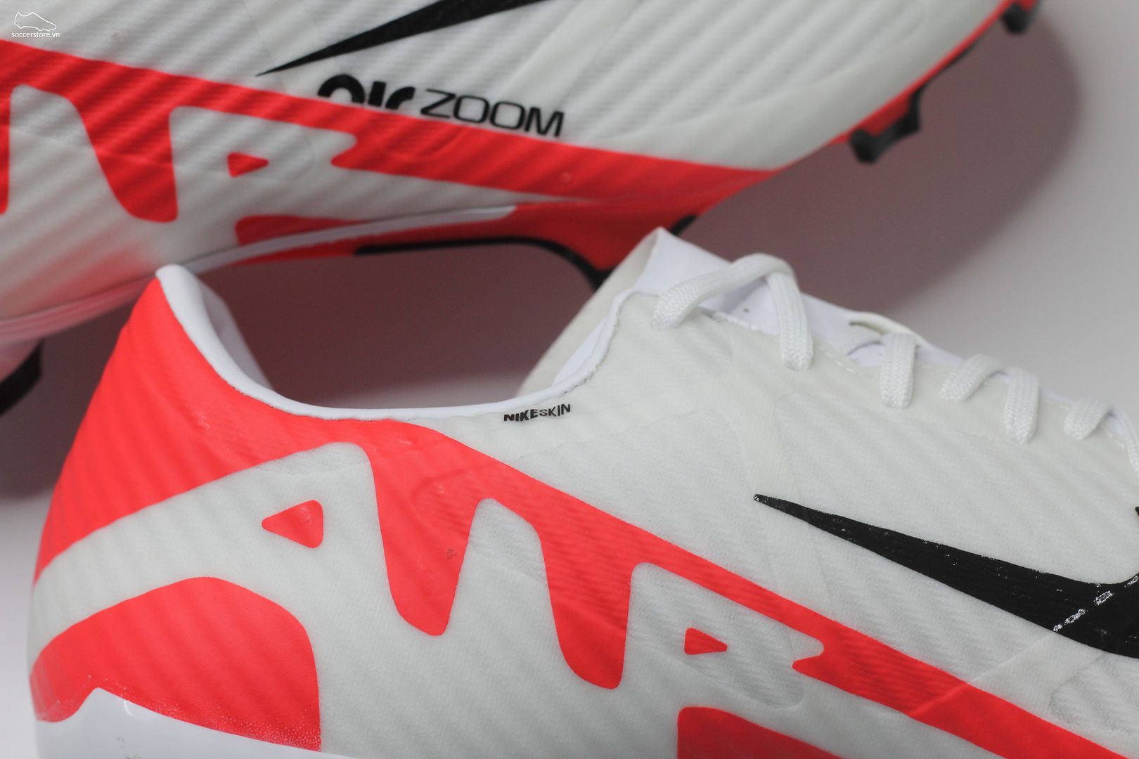 Nike Mercurial Vapor 15 Academy MG Air Zoom Ready pack màu trắng đỏ DJ5631-600