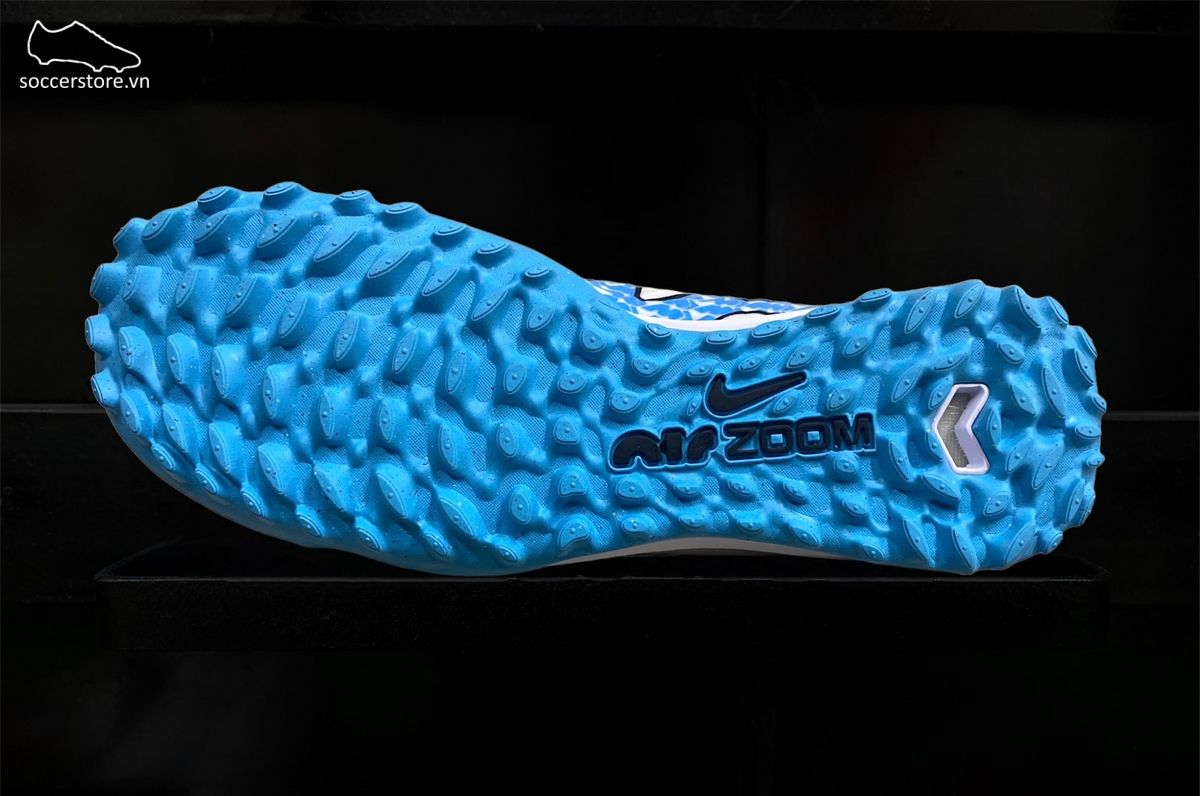 Nike Mercurial Vapor 15 Academy TF Air Zoom Blast Pack màu trắng xanh – DJ5635-146